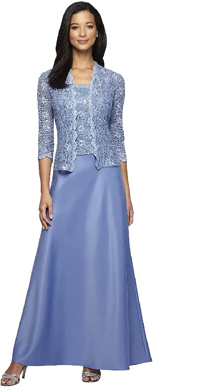 Unbeatable Prices!Alex Evenings AE2121198 Long Mother of the Bride Dress