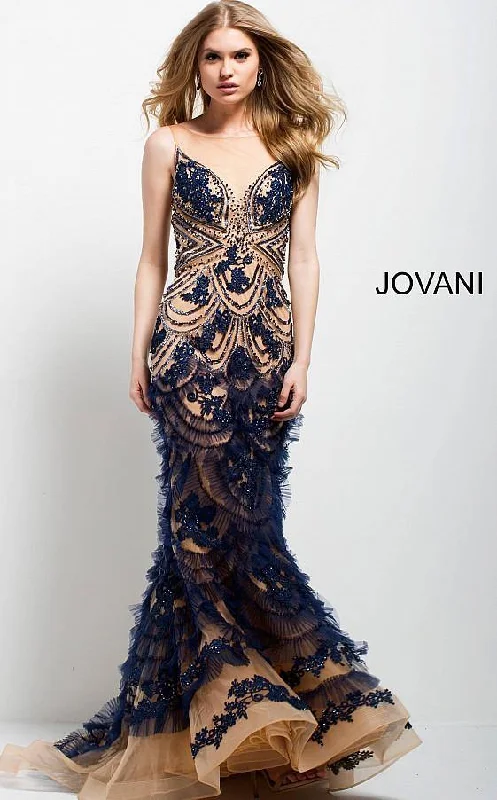 Your Discount is Waiting!Jovani 41592 Prom Long Sleeveless Mermaid Dress