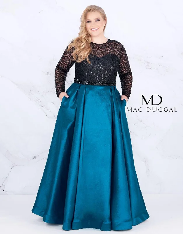 Price Drops You’ll Love!Mac Duggal Fabulouss Long Plus Size Ball Gown Sale