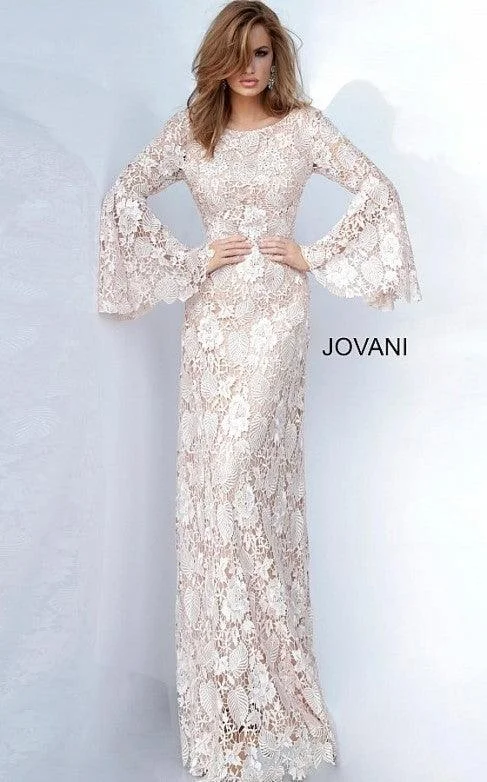 Find the Best Deals Here!Jovani 02908 Long Sleeve Formal Lace Dress