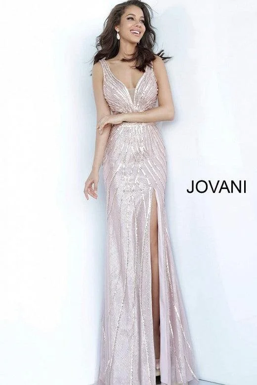 Get Ready to Save!Jovani 02320 Long Sleeveless Formal Prom Dress