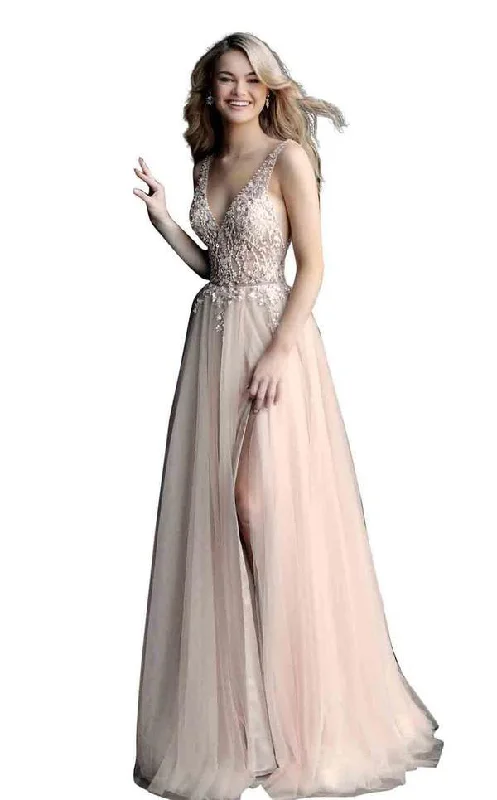 Limited Deals, Unlimited Savings!Jovani 65324 Long Sleeveless Prom Dress