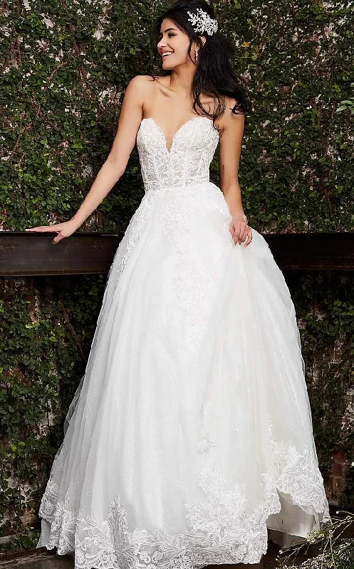 Your Exclusive Offer Awaits!Jovani 07265 Long Corset Bodice Bridal Dress JB