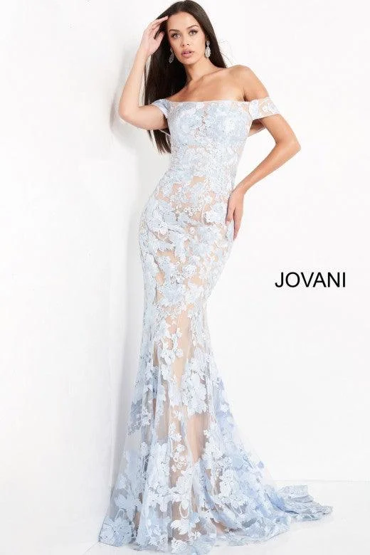 Don't Miss Out!Jovani 02610 Prom Long Off Shoulder Formal Dress