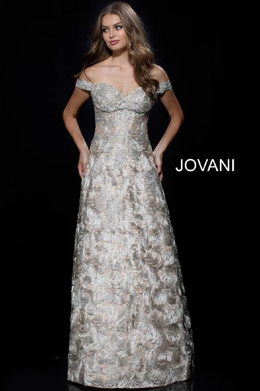 Time to Snag a Bargain!Jovani 57037 Prom Long Off Shoulder Formal Dress