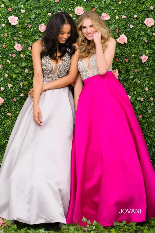 Get It Before It’s Gone!Jovani 32609 Prom Long Sleeveless Ball Gown