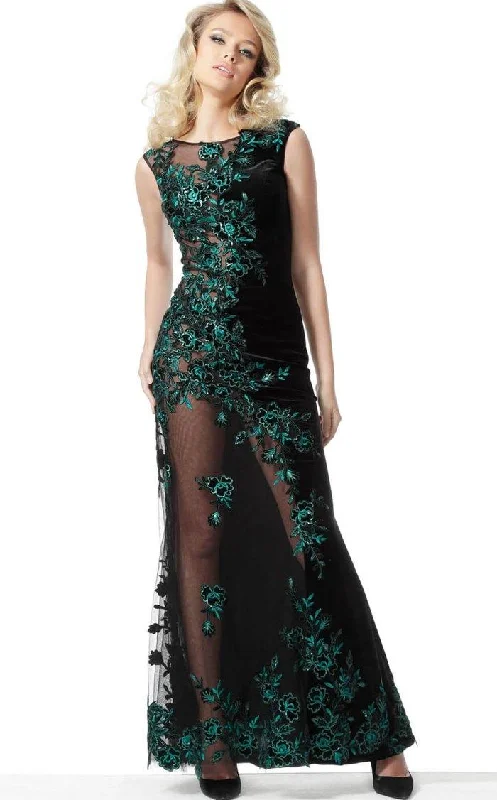Stock Up and Save!Jovani 63645 Sleeveless Long Prom Dress