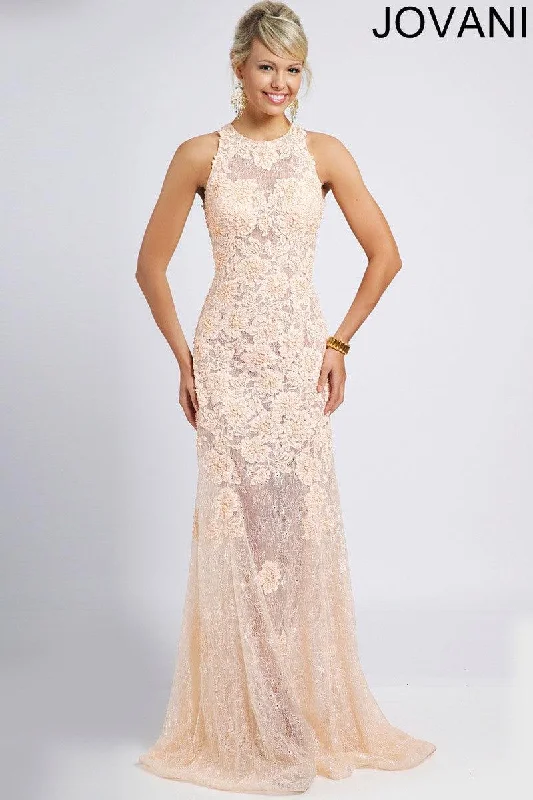 The Best Deals Won’t Wait!Jovani 92325 Sleeveless Long Prom Gown