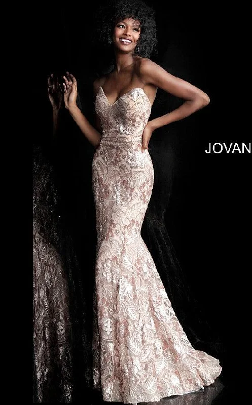 The Best Sale of the Year!Jovani 67331 Strapless Long Formal Prom Dress