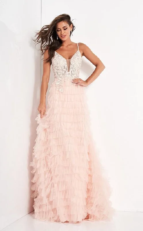 Limited-Time Price Drop!Jovani 2501 Long Spaghetti Straps Bridal Gown JB
