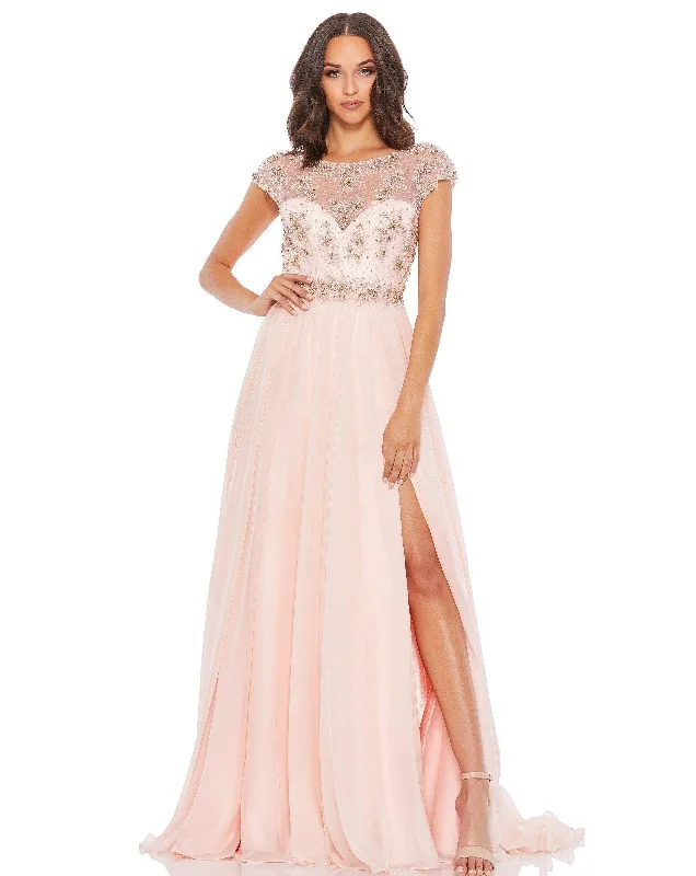 Don’t Wait – Deals Won’t Last!Mac Duggal 67798 Prom Long Chiffon Beaded Dress