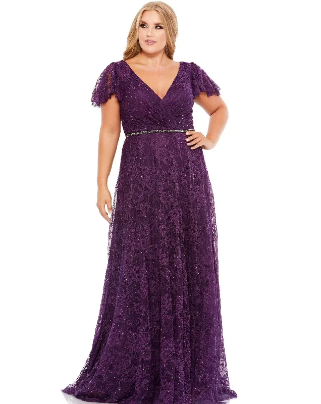 Get Ready to Save!Mac Duggal 67761 Fabulouss Plus Size Long Dress