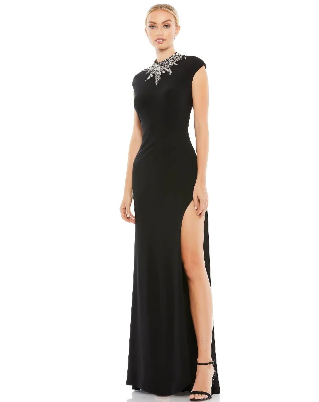 Lowest Prices Guaranteed!Mac Duggal 41018 Long Cap Sleeve Formal Prom Dress