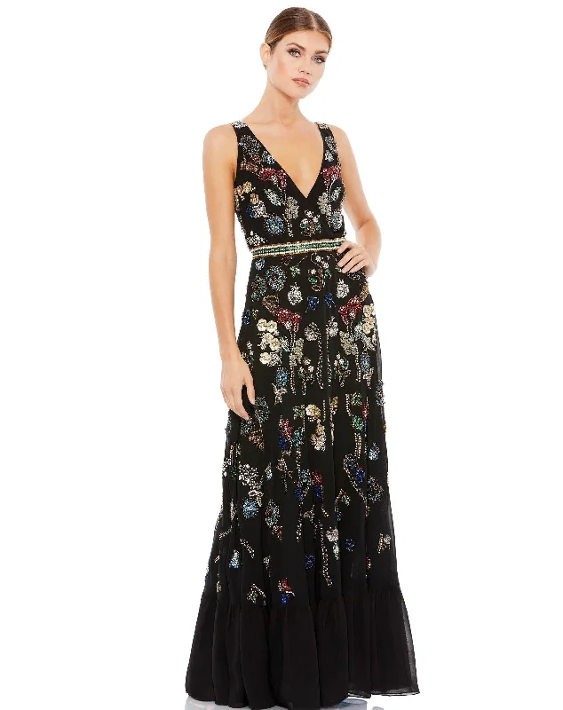 Time to Save Big!Mac Duggal 93548 Long Formal Floral Evening Gown