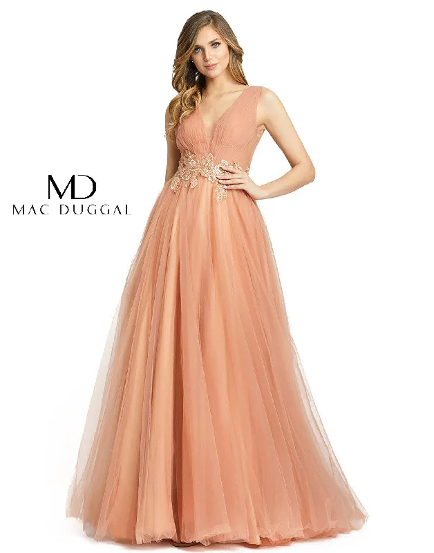 Your Favorite Sale is Back!Mac Duggal 20225 Prom Long Sleeveless Beaded Dress