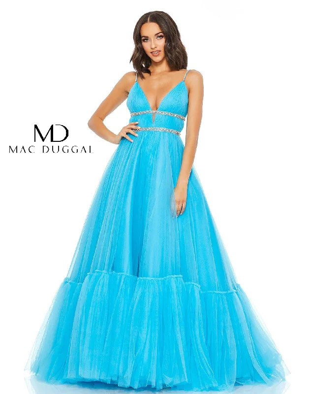 Save More When You Shop More!Mac Duggal 67557 Prom Long Beaded Waist Ball Gown
