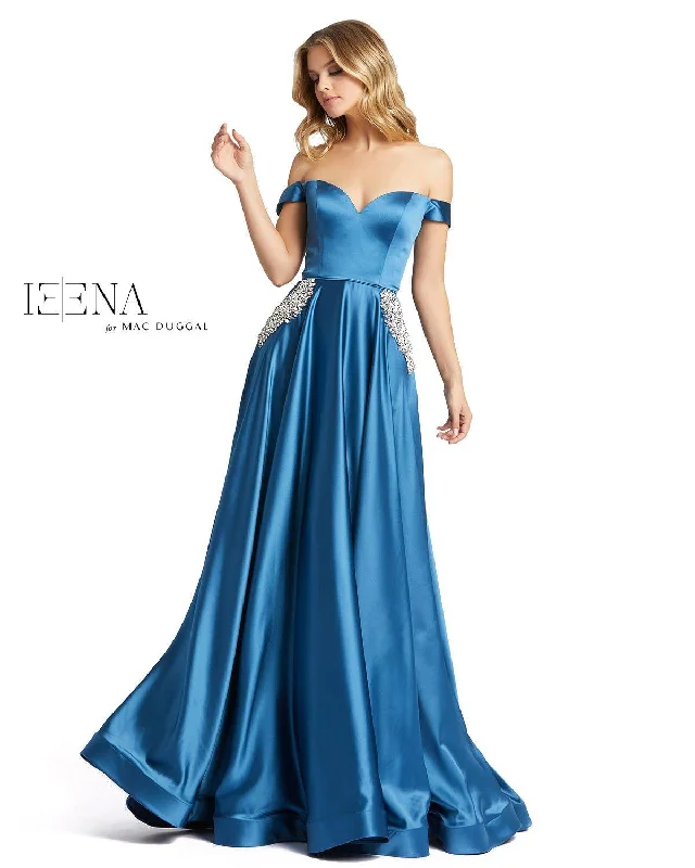 Hurry! While Supplies Last!Mac Duggal 55273 Prom Long Off Shoulder Dress
