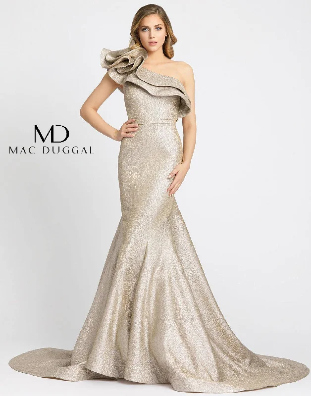 Mega Sale Happening Now!Mac Duggal 67284 Prom Long One Shoulder Dress