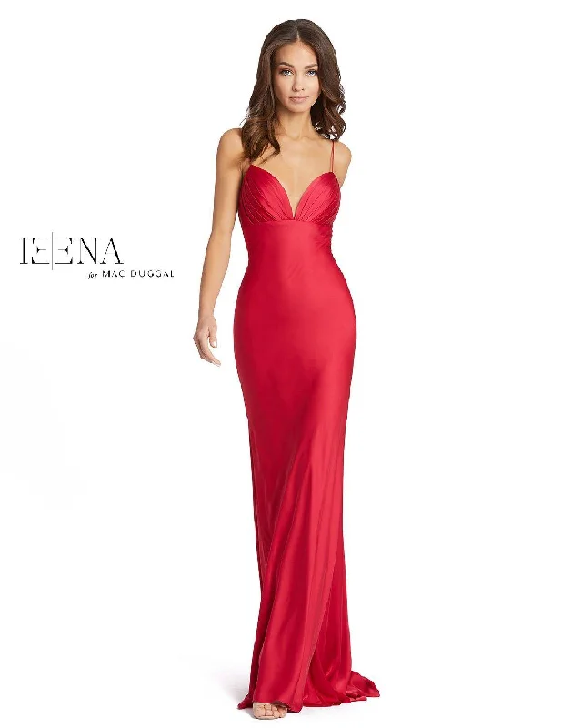 Limited Time Offer!Mac Duggal 26415 Long Spaghetti Strap Formal Dress
