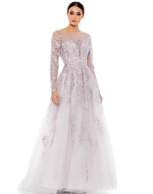 Save Money, Shop Happy!Mac Duggal 50642 Long Sleeve Formal Evening Gown