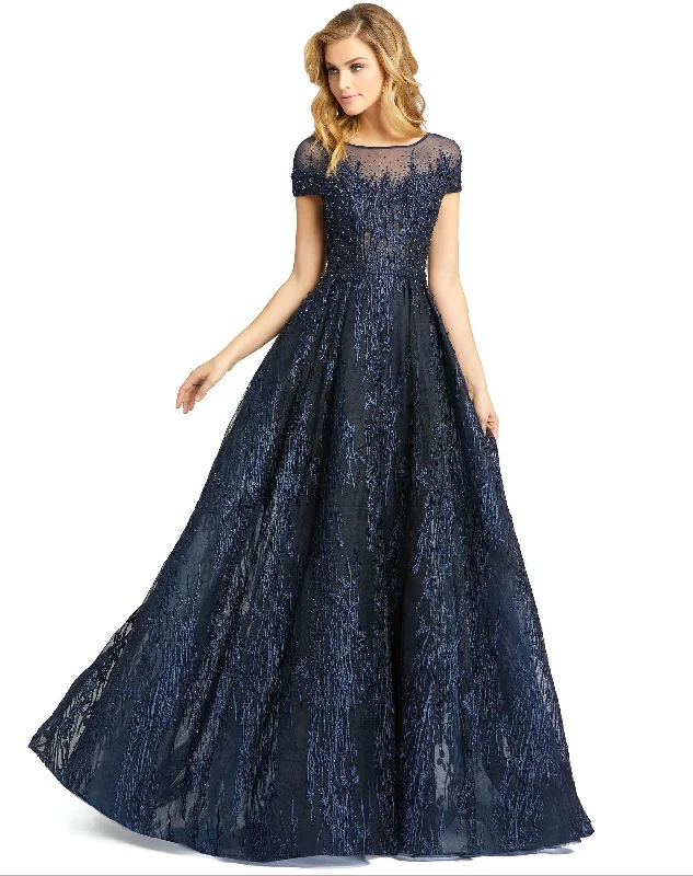Unmissable Offers Await!Mac Duggal 20141 Long Formal Cap Sleeve Evening Gown