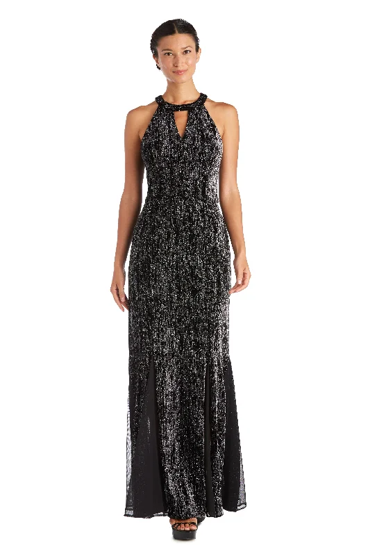 The Best Sale of the Year!Nightway Long Formal Glitter Velvet Dress 21996