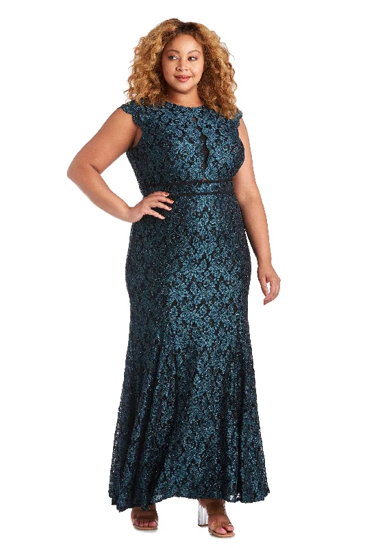 Enjoy Huge Discounts Now!Nightway Plus Size Glitter Long Dress Sale