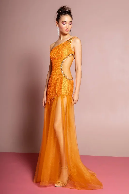 Sale Alert – Get Ready to Shop!Prom Long One Shoulder Side Out Formal Dress Sale