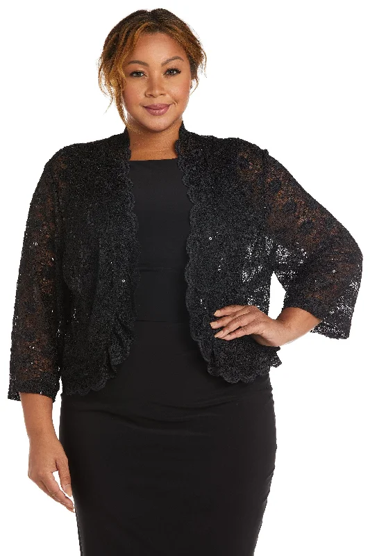 Limited Deals, Unlimited Savings!R&M Richards 3158W Long Sleeve Plus Size Lace Bolero Sale
