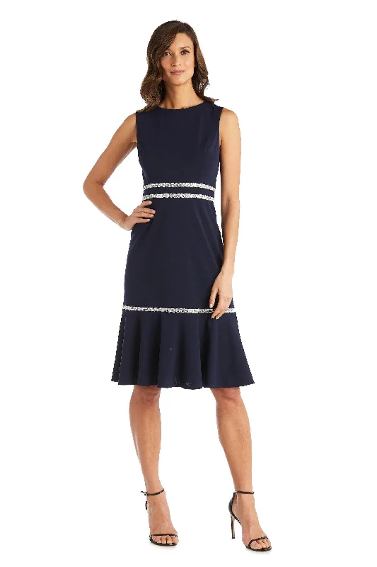 Huge Price Cuts Await!R&M Richards 5619P Formal Fishtail Sleeveless Short Dress Sale