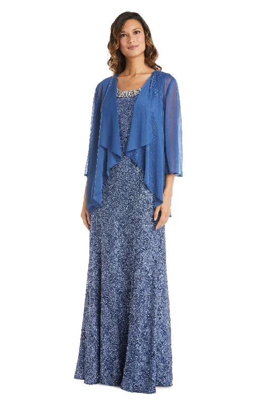 Stock Up and Save!R&M Richards 2552P Long Formal Beaded Petite Dress