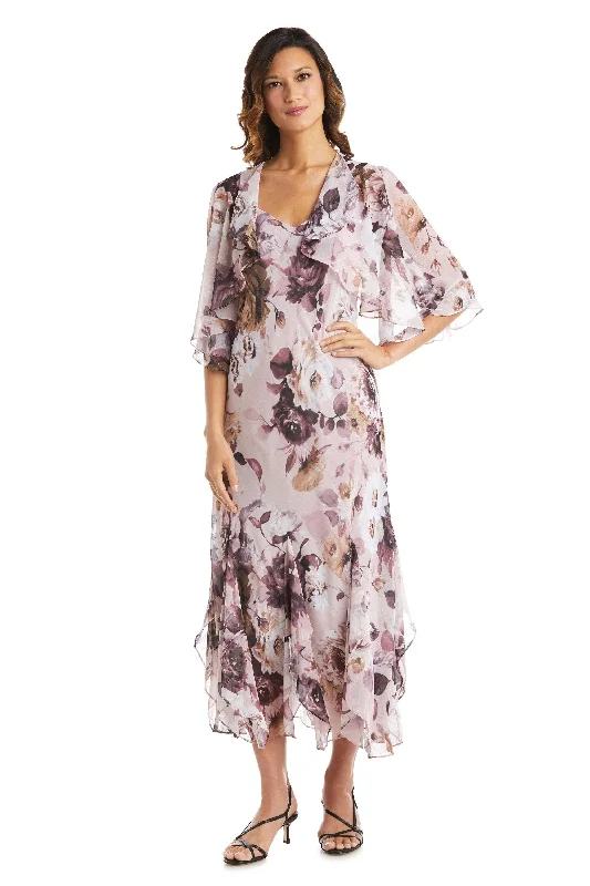 Buy More, Save More!R&M Richards 7915P Long Mother Of The Bride Dress
