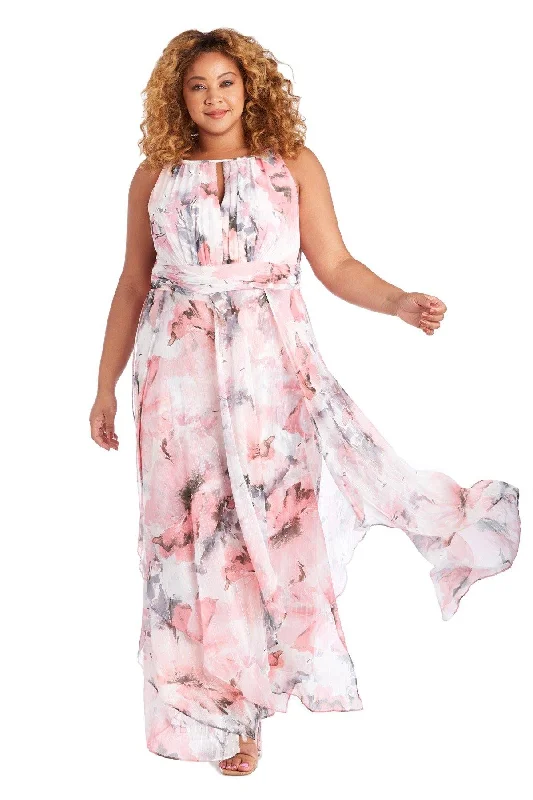 Limited Edition, Limited Price!R&M Richards 7088W Long Plus Size Formal Dress Sale