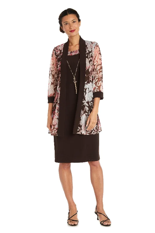Only a Few Left – Order Now!R&M Richards 7913 Short Mother Of The Bride Dress Sale