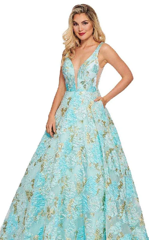 Save Up to 50% Off!Rachel Allan Prom Long Brocade Ball Gown 6564