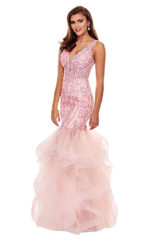 Hurry, Sale Ends Soon!Rachel Allan Prom Long Sleeveless Mermaid Gown 6465