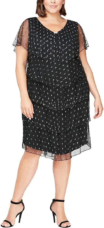 Hurry, Sale Ends Soon!SL Fashions 9433131 Plus Size Short Formal Dress Sale