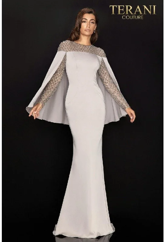 Buy More, Save More!Terani Couture 2011M2155 Long Formal Mother Of Bride Gown