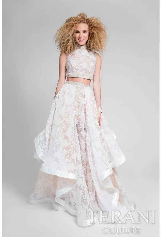 Shop More, Spend Less!Terani Couture 1711P2713 Two Piece Long Prom Dress