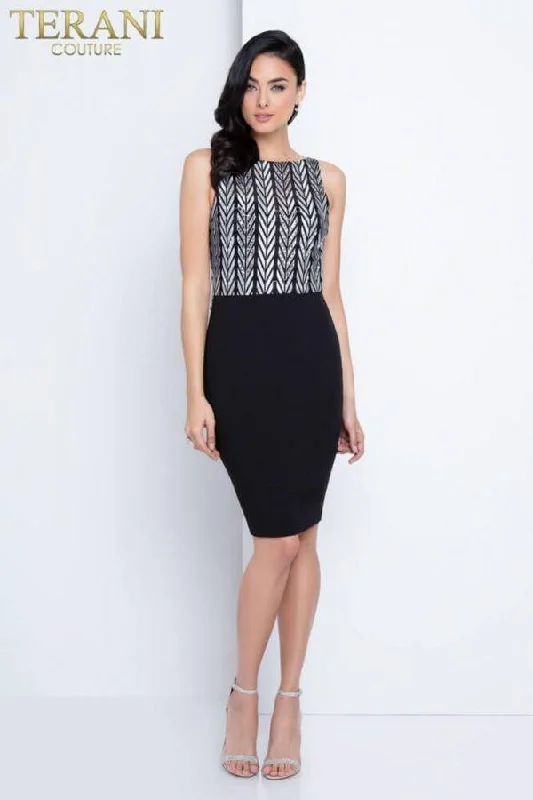 Hurry! While Supplies Last!Terani Couture 1721C4021 Formal Short Dress