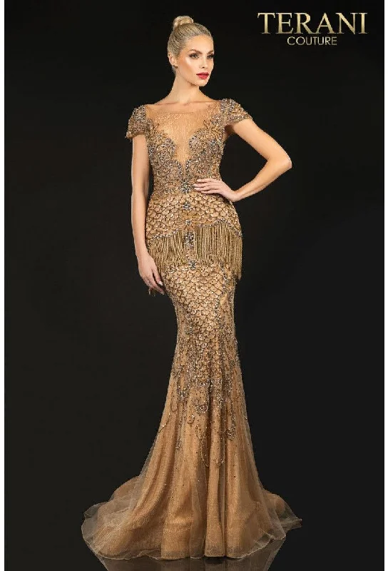 Get the Best for Less!Terani Couture 1712P2518 Long Formal Prom Dress