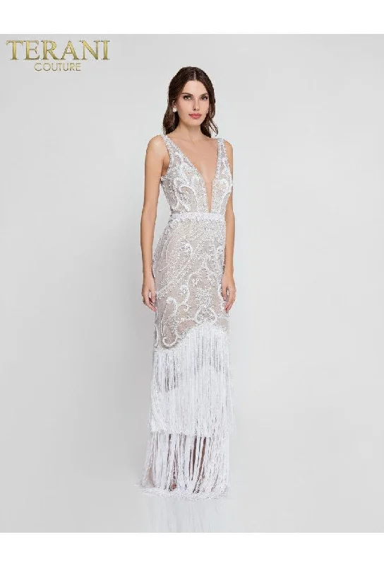 Shop Today, Save Tomorrow!Terani Couture 1811GL6472 Sleeveless Long Prom Dress