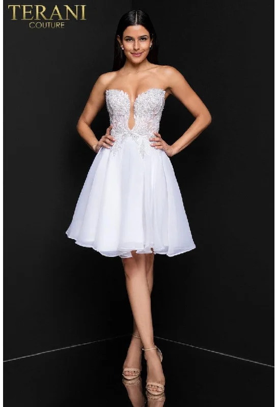 Biggest Sale of the Season!Terani Couture 1811P5100 Short Prom Dress