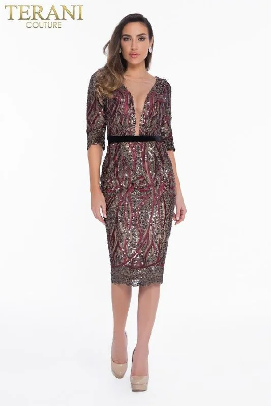 Special Offer – Act Fast!Terani Couture 1821C7012 Formal Short Dress