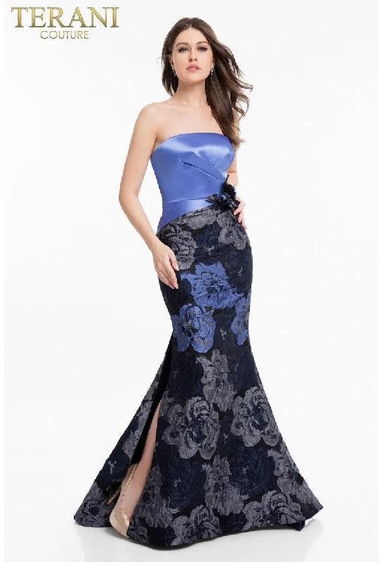Your Favorite Sale is Back!Terani Couture 1821E7136 Strapless Long Prom Dress