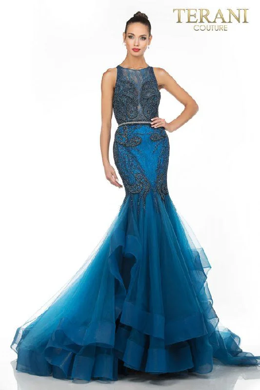 Time to Snag a Bargain!Terani Couture 1822GL7515 Long Formal Prom Dress