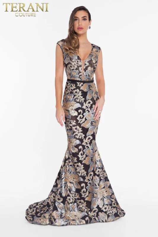 Incredible Savings Inside!Terani Couture 1823E7351 Formal Long Prom Dress