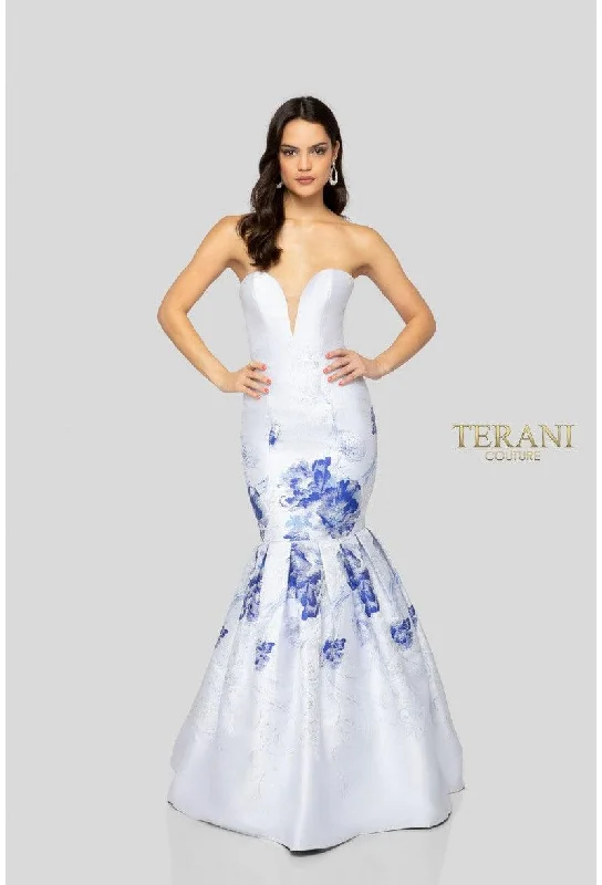 Save More Than Ever!Terani Couture 1911P8648 Sexy Long Prom Dress