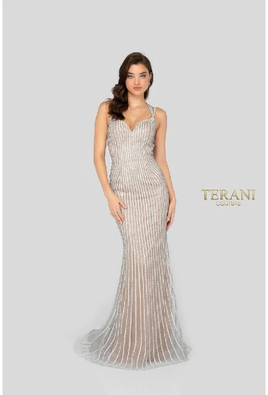 Limited Stock Available!Terani Couture 1912P8225 Long Formal Prom Dress