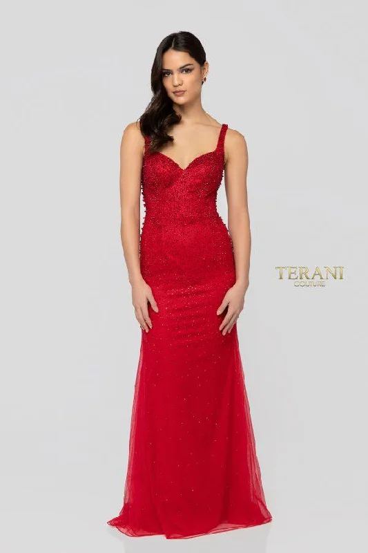 Every Deal is a Steal!Terani Couture 1912P8438 Long Formal Prom Dress